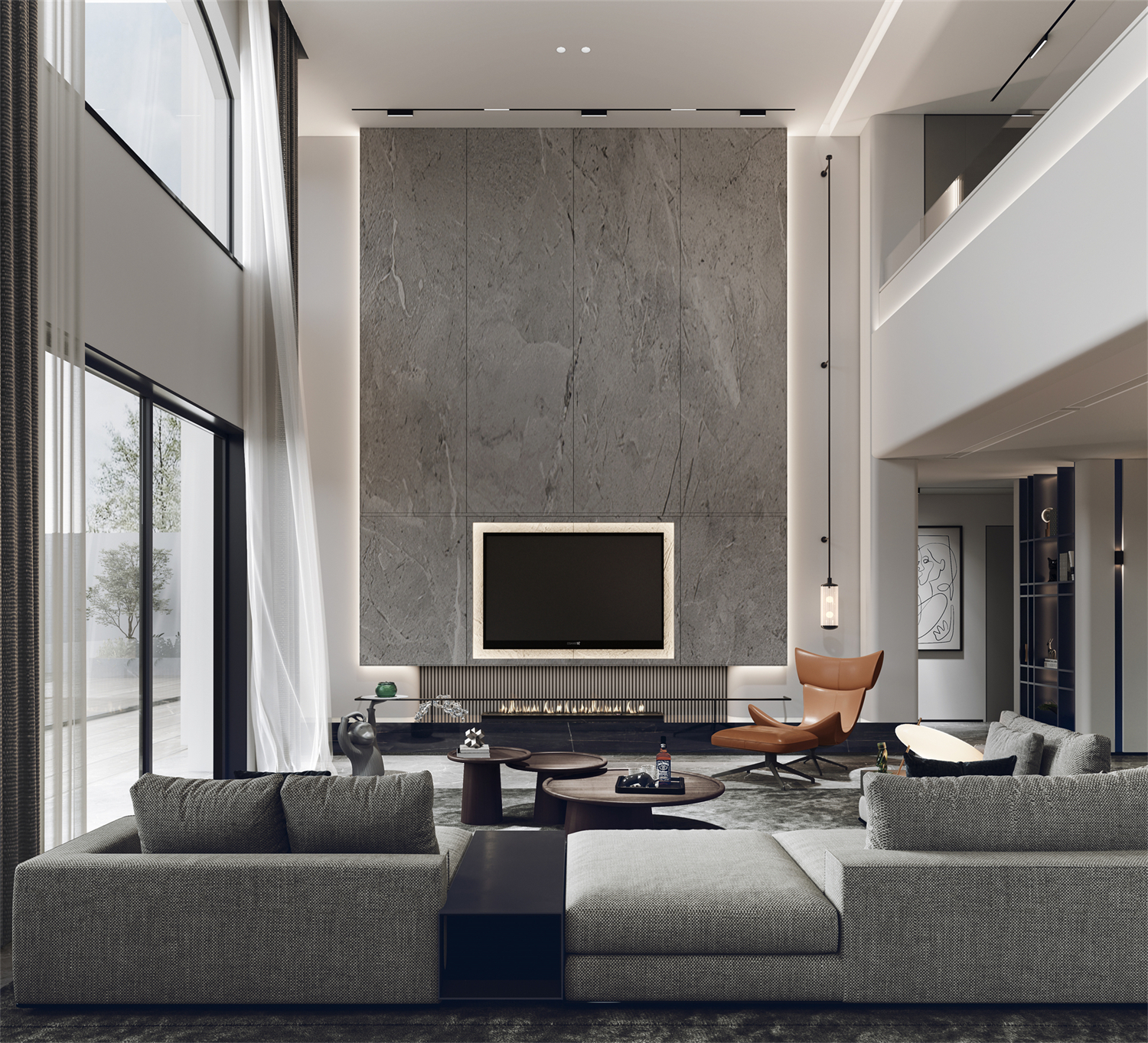 国宾壹号 | 1000㎡ | 现代风格装修效果图