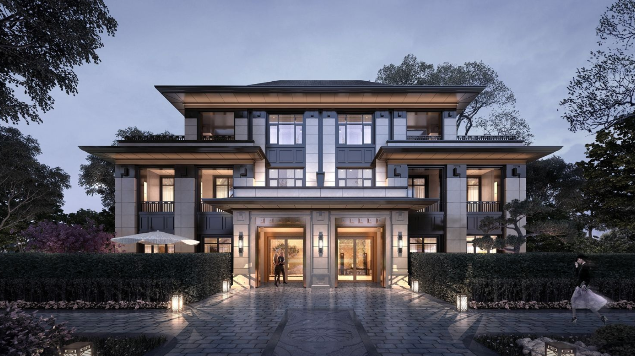 北仑楼盘别墅装修公司-装修设计效果图-宁波星杰别墅装修